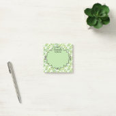 Persoonlijke groene bladeren en takken post-it® notes (Kantoor)