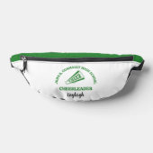 Persoonlijke Groene Cheerleader Middelbare School Heuptasje (Liggend)