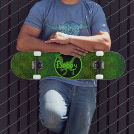 Persoonlijke Groene Dinosaur Huid Persoonlijk Skateboard