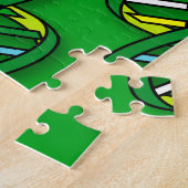 Persoonlijke groene DNA-medische wetenschap Legpuzzel (Zijkant)