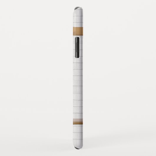 Persoonlijke Groene en Witte Basketball Jersey Case-Mate iPhone Case (Achterkant/rechts)