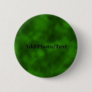 Persoonlijke groene fluwelen voeg uw foto of tekst ronde button 5,7 cm