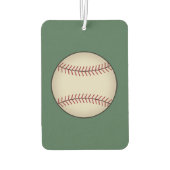 Persoonlijke groene honkbal luchtverfrisser (Achterkant)