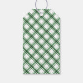 Persoonlijke groene kerstcadeautags cadeaulabel (Achterkant)