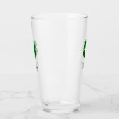 Persoonlijke Groene Klaver Iers Glas (Links)