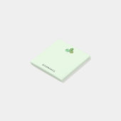 Persoonlijke Groene Klaver Ierse Erfgoed Post-it® Notes (Schuin)