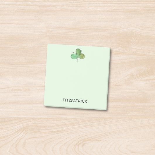 Persoonlijke Groene Klaver Ierse Erfgoed Post-it® Notes