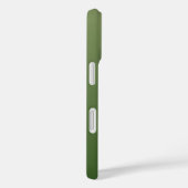 Persoonlijke groene ombre Case-Mate iPhone case (Achterkant / Rechts)