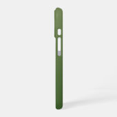 Persoonlijke groene ombre iPhone 16 hoesje (Linkerkant)