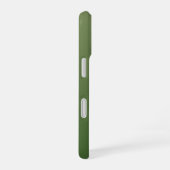 Persoonlijke groene ombre iPhone 16 hoesje (Rechterkant)