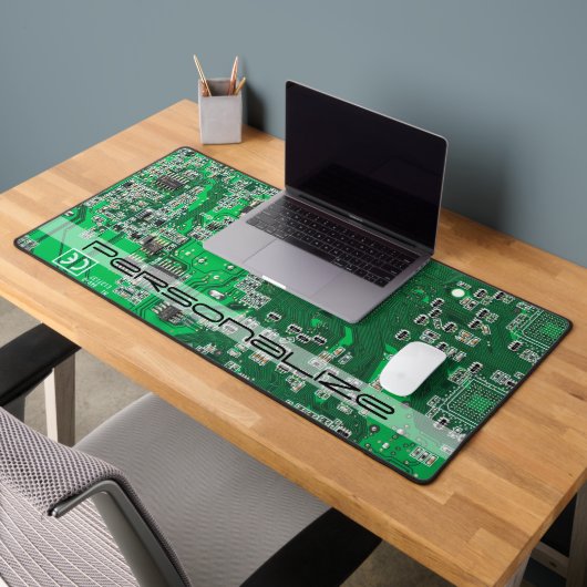 Persoonlijke groene PCB-printplaat voor IT-profess Bureaumat (Kantoor 2)