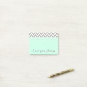 Persoonlijke groene post-it-notities kantoorcadeau post-it® notes (Op bureau)