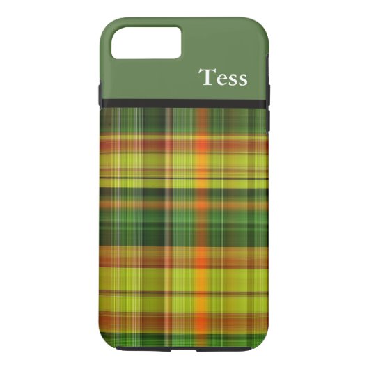 Persoonlijke Groene Pset iPhone Case (Achterkant)