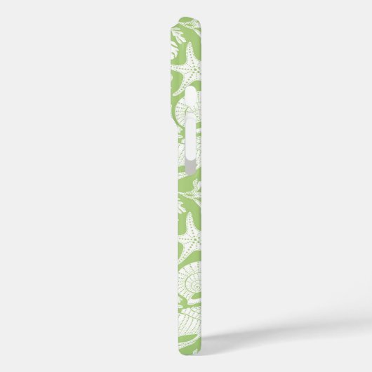 Persoonlijke Groene Schelpen Case-Mate iPhone Case (Achterkant / Links)