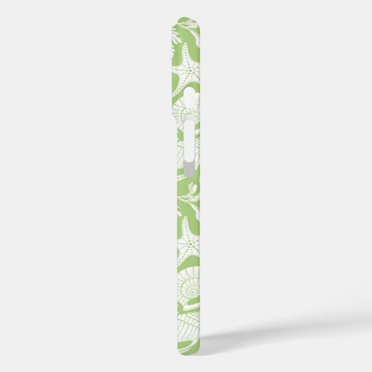Persoonlijke Groene Schelpen Case-Mate iPhone Case (Achterkant / Links)