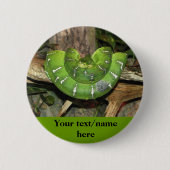 Persoonlijke groene slang Button (Voorkant)