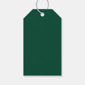 Persoonlijke Groene Sport Golf 50e Verjaardag Cadeaulabel (Achterkant)