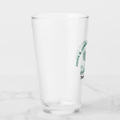 Persoonlijke groene tennisspeler op de middelbare glas (Rechts)