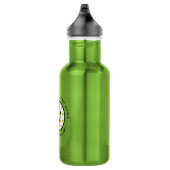 Persoonlijke groene voetbalteam naam nummer fles (Rechts)