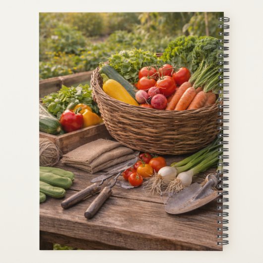 Persoonlijke groentetuin keukentuin planner (Achterkant)
