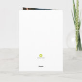 Persoonlijke Groet Moederdag Vuurtoren Kaart (Achterkant)