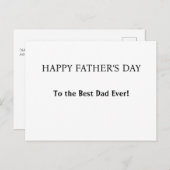 Persoonlijke groet voor vader, opa of echtgenoot feestdagenkaart (Voorkant / Achterkant)