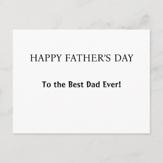 Persoonlijke groet voor vader, opa of echtgenoot feestdagenkaart (Voorkant)