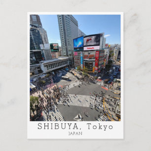Persoonlijke groeten vanuit Tokio Shibuya, Japan Briefkaart