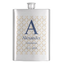 Persoonlijke Groomsman Flask met aangepaste naam e