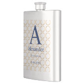 Persoonlijke Groomsman Flask met aangepaste naam e Flacon (Links)
