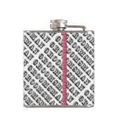 Persoonlijke Groomsman-kolf Heupfles (Achterkant)