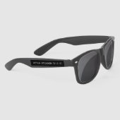 Persoonlijke Groomsman Tuxedo Pattern Weddenschap Zonnebrillen (Rechts)