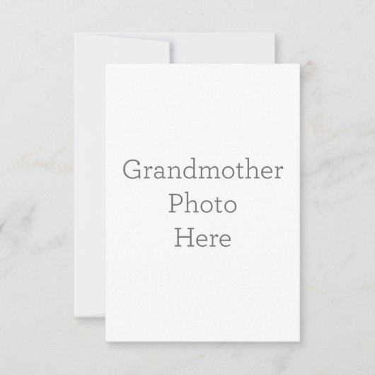 8,9 x 12,7 cm Enkele bedankkaart (Voorkant)