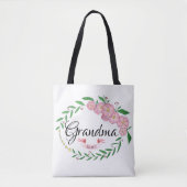 Persoonlijke grootmoeder - Ventilator - Wreath Tote Bag (Voorkant)