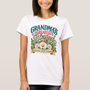Persoonlijke Grootmoeders Grootste Zegeningen Gran T-shirt
