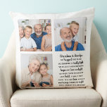 Persoonlijke grootouders Citaat Foto collage Kussen<br><div class="desc">Vier je grootouders met een op maat gemaakt collage kussen. Dit unieke grootouders citaat kussen is het perfecte geschenk of het nu een verjaardag, Grootouders dag of Kerstmis is. We hopen dat je speciale aandenken kussen nog jaren een gewaardeerd aandenken zal worden. Ja. Citaat "We knuffelden dit kussen, we knepen...</div>