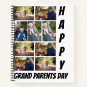 Persoonlijke grootouders Dag 9 Foto collage Notitieboek (Voorkant)