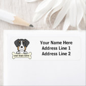 Persoonlijke grootse Zwitserse berghond Etiket (Insitu)