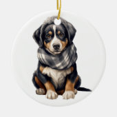 Persoonlijke grootse Zwitserse berghond Keramisch Ornament (Voorkant)