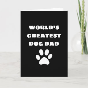 Persoonlijke Grootste Hond Papa ter Wereld Aangepa Kaart