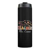 Persoonlijke Groovy Bloemen Leraar Aangepast Cadea