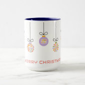 Persoonlijke Groovy Kerstballen Mok (Midden)