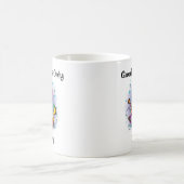 Persoonlijke Groovy Octopus Mok – Retro Hippie (Center)