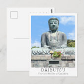 Persoonlijke Grote Boeddha van Kamakura Briefkaart (Voorkant / Achterkant)