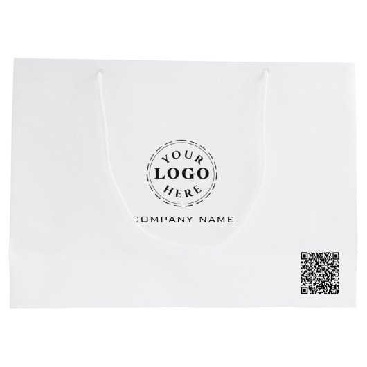 Persoonlijke grote cadeautas voor branding (Achterkant)