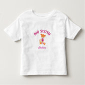 Persoonlijke 'Grote Zus met Baby Broer' Kinder Shirts (Voorkant)