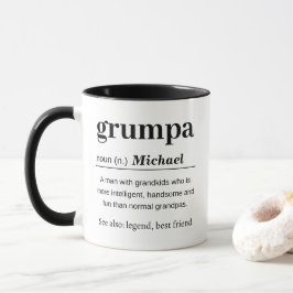 Persoonlijke Grumpa Definitie Mok