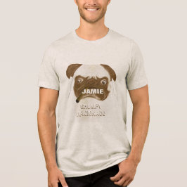 Persoonlijke Grumpy AFICIONADO Puggy sigaar Tri-Blend Shirt