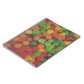 Persoonlijke Gumdrops Snoep Notitieboek (Linkerzijde)