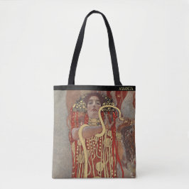 Persoonlijke Gustav Klimt Hygieia Tote Bag